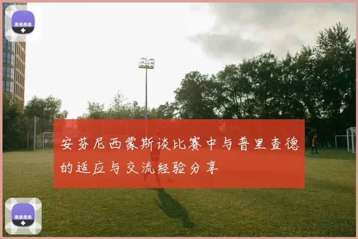 安芬尼西蒙斯谈比赛中与普里查德的适应与交流经验分享