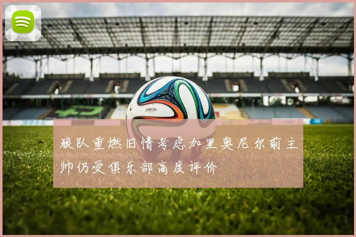 狼队重燃旧情考虑加里奥尼尔前主帅仍受俱乐部高度评价